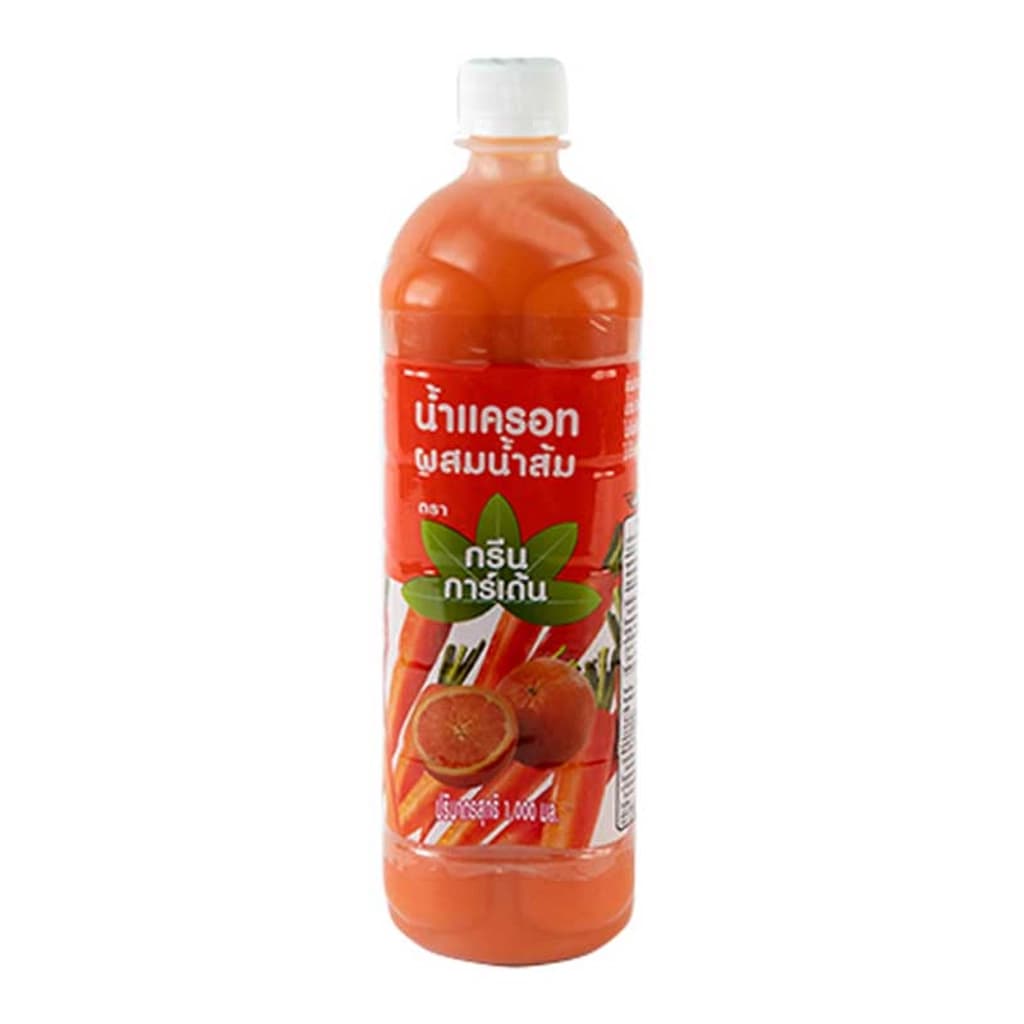 กรีนการ์เด้น น้ำแครอทผสมส้ม 100เปอร์เซ็นต์ 1000มล.