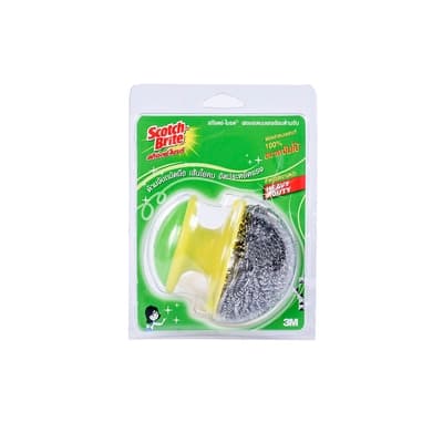 3M สก๊อตไบรต์ฝอยสเตนเลสพร้อมด้ามจับ 25G.