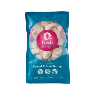 QFRESH กุ้งดิบไว้หาง (เบอร์51-60) 240ก.