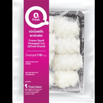 QFRESH หมึกบั้งแช่แข็ง 118ก.