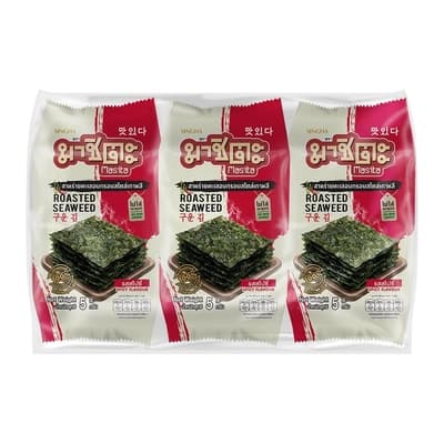 มาชิตะสาหร่ายอบรสสไปซี่ 3X4ก.