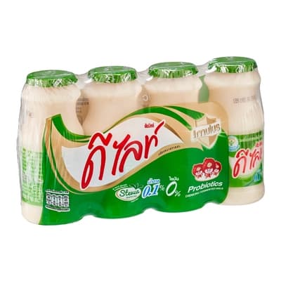 ดัชมิลล์ ดีไลท์นมเปรี้ยวปราศจากไขมัน 160มล. แพ็ค 4
