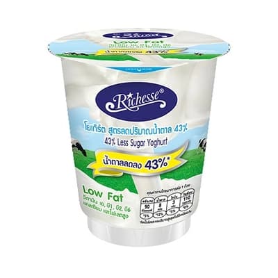 ริชเชส โยเกิร์ตไขมันต่ำรสธรรมชาติ 135ก.