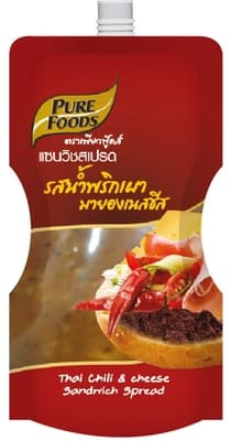 เพียวฟู้ดส์ แซนวิชสเปรดรสน้ำพริกเผามายองเนส 130ก.
