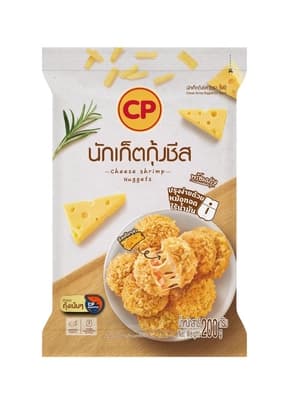 ซีพี นักเก็ตกุ้งชีส 200ก.