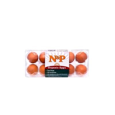 N&P ไข่ไก่สดออร์แกนิค แพ็ค 10