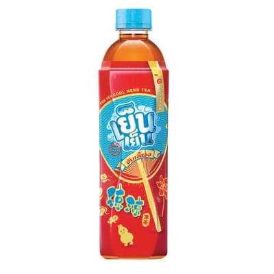 อิชิตัน เย็นเย็นน้ำชาเขียวผสมสมุนไพรสูตรจับเลี้ยง 400มล.