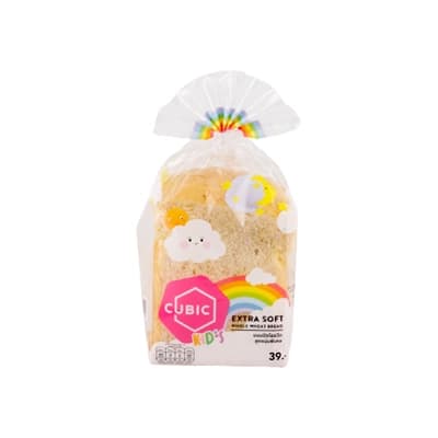 CUBIC ขนมปังโฮลวีตสูตรนุ่มพิเศษ 120ก.