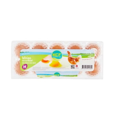 เคซีเอฟ ไข่ไก่สดไซส์ M แพ็ค 10