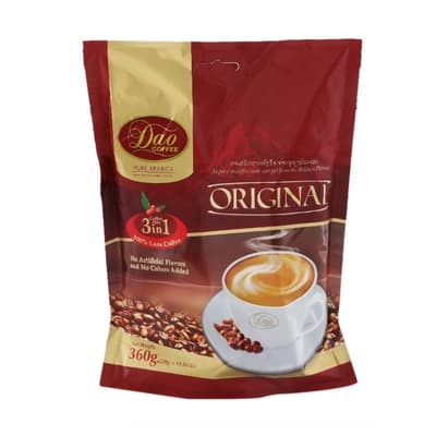 ดาวคอฟฟี่ กาแฟปรุงสำเร็จ 3 อิน 1 ออริจินอล 20ก. แพ็ค 18